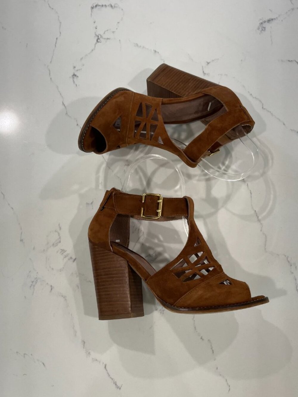 Anthropologie LUCKY PENNY Bohemian open Toe Sandals Size 37 or 7 US